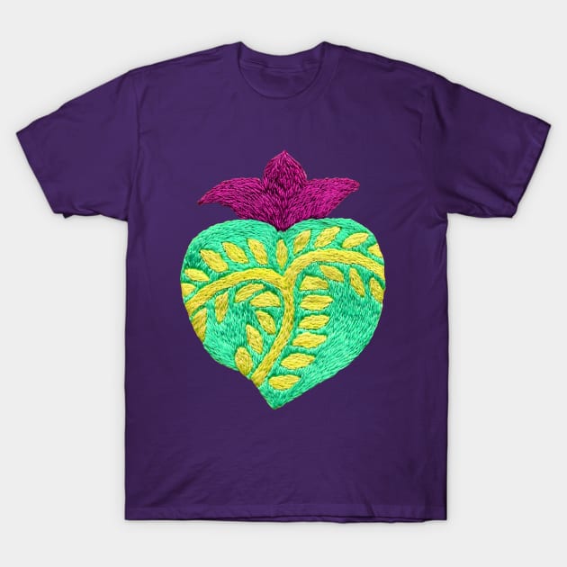 Sacred heart T-Shirt by runlenarun